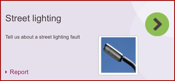 Street Lighting reporting
